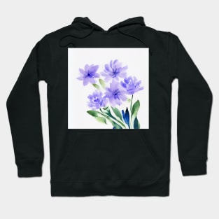 Watercolor Flower Hoodie